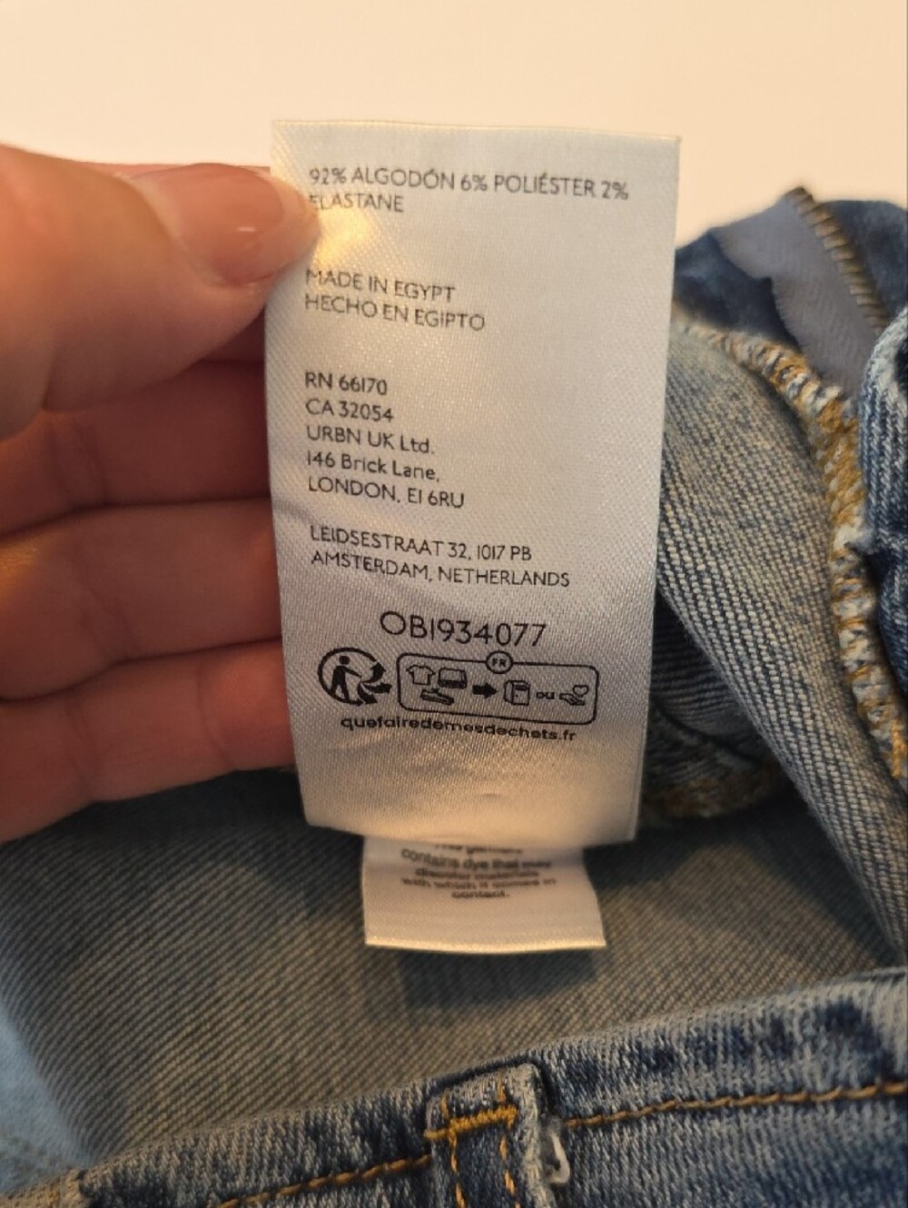 Free People We The Free Blue Slim Flare Jeans Sz 27 -See Measuments Boho Cropped - Picture 11 of 16